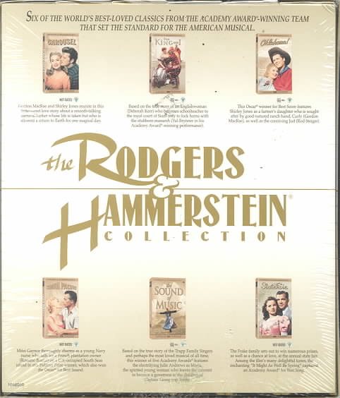 The Rodgers & Hammerstein Collection (South Pacific, The Sound Of Music, The King And I, State Fair, Carousel, & Oklahoma!) [VHS] cover