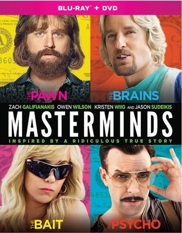 Masterminds [Blu-ray] cover