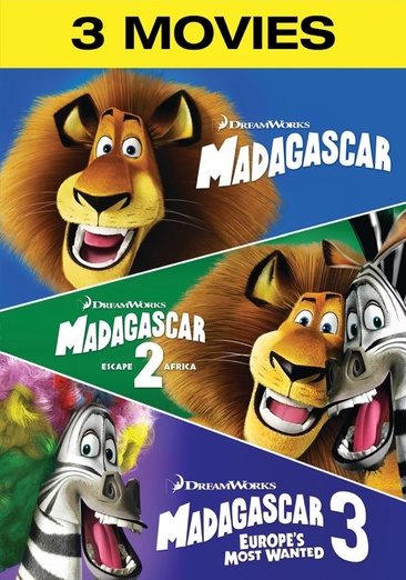 Madagascar / Madagascar: Escape 2 Africa / Madagascar 3: Europe’s Most Wanted cover