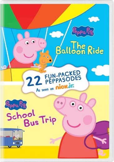 Peppa Pig: The Balloon Ride / School Bus Trip [DVD] cover