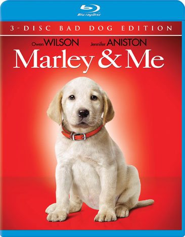 Marley & Me (Three-Disc Bad Dog Edition) [Blu-ray] cover