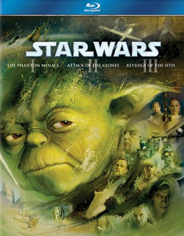 Star Wars: The Prequel Trilogy (Episode I: The Phantom Menace / Episode II: Attack of the Clones / Episode III: Revenge of the Sith) [Blu-ray] cover