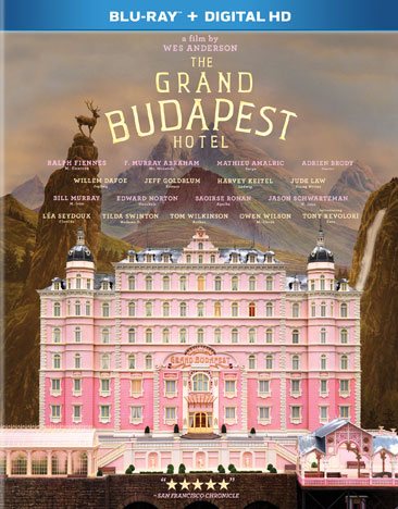 The Grand Budapest Hotel [Blu-ray] cover