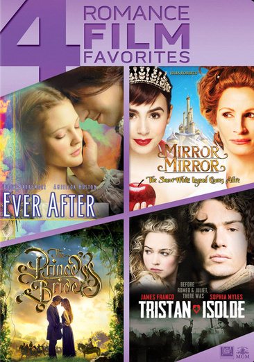 Ever After / Mirror Mirror / The Princess Bride / Tristan & Isolde Quad Feature cover