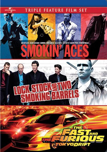 Smokin' Aces / Lock, Stock and Two Smoking Barrels / The Fast and the Furious: Tokyo Drift Triple Feature Film Set [DVD] cover
