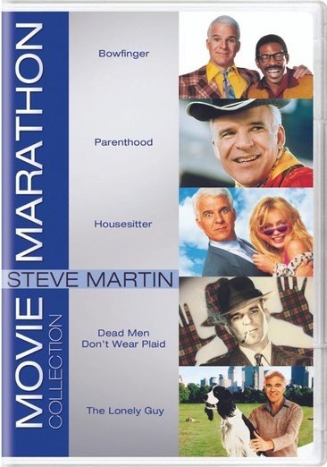 Movie Marathon Collection: Steve Martin (Bowfinger / Parenthood / Housesitter / Dead Men Don't Wear Plaid / The Lonely Guy) cover