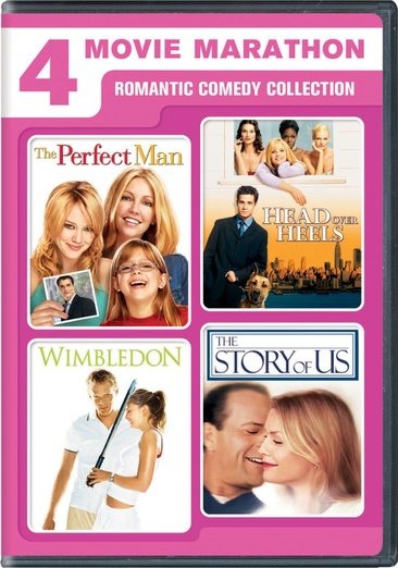 4 Movie Marathon: Romantic Comedy Collection (The Perfect Man / Head Over Heels / Wimbledon / The Story of Us) cover