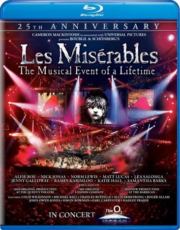 Les Miserables: The 25th Anniversary Concert [Blu-ray] cover