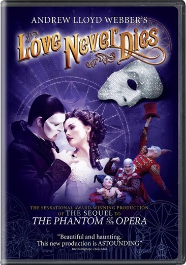ANDREW LLOYD WEBBER LOVE NEVER DIES DVD cover