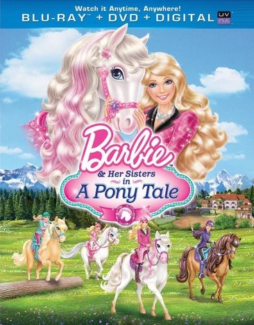 Barbie & Her Sisters in A Pony Tale [Blu-ray] cover