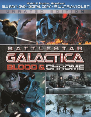 Battlestar Galactica: Blood & Chrome [Blu-ray] cover