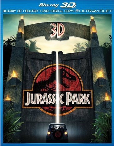 Jurassic Park - Blu-ray 3D + Blu-ray + DVD + Digital cover