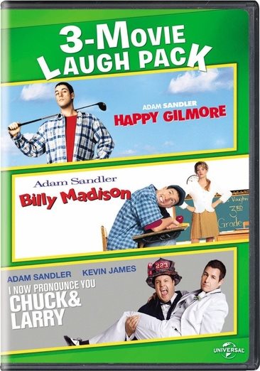 Happy Gilmore / Billy Madison / I Now Pronounce You Chuck & Larry 3-Movie Laugh Pack [DVD] cover