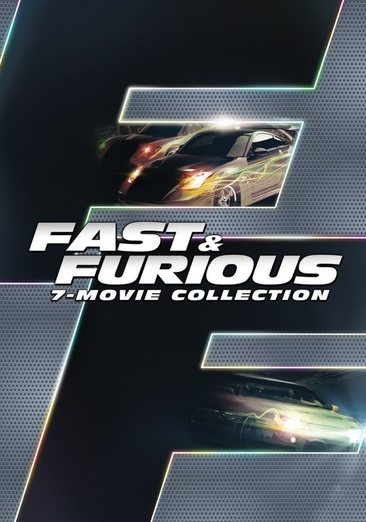 Fast & Furious 7-Movie Collection DVD Vin Diesel, Paul Walker, Lucas Black cover