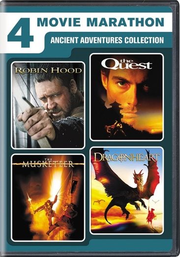 4-Movie Marathon: Ancient Adventure Collection (Robin Hood / The Quest / The Musketeer / Dragonheart) [DVD]