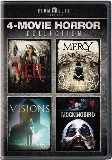 Blumhouse 4-Movie Horror Collection (The Veil / Mercy / Visions / Mockingbird) [DVD]
