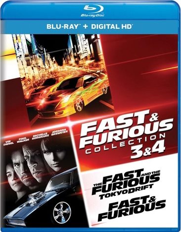 Fast & Furious Collection: 3 & 4 [Blu-ray] cover