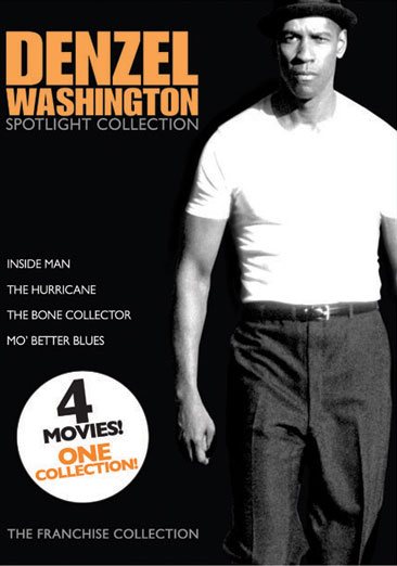 Denzel Washington Spotlight Collection: Inside Man / The Hurricane / The Bone Collector / Mo' Better Blues cover