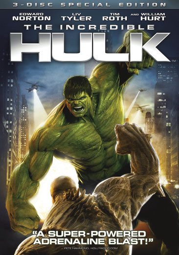 The Incredible Hulk (Three-Disc Special Edition) cover