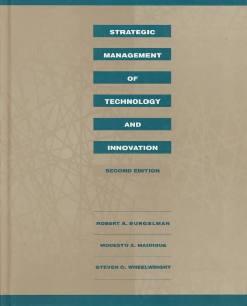 Strategic Management of Technology and Innovation cover