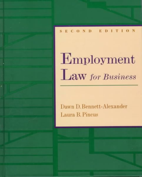 Employment Law for Business cover