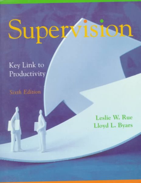 Supervision: Key Link to Productivity cover