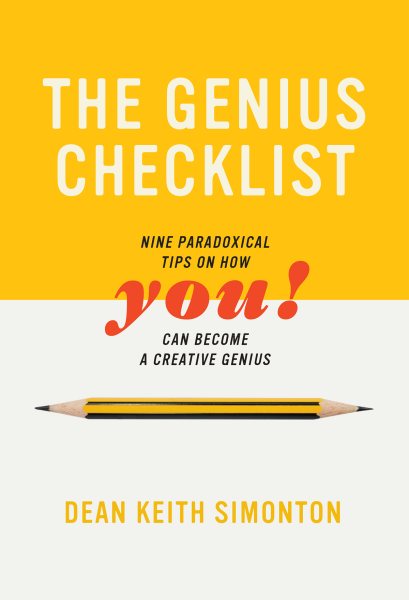 The Genius Checklist: Nine Paradoxical Tips on How You Can Become a Creative Genius (Mit Press) cover