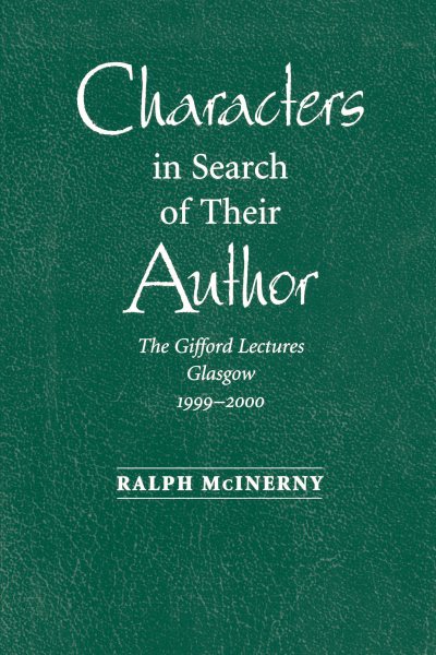 Characters in Search of Their Author: The Gifford Lectures, 1999-2000 cover
