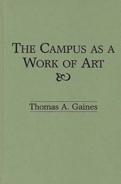 The Campus as a Work of Art cover