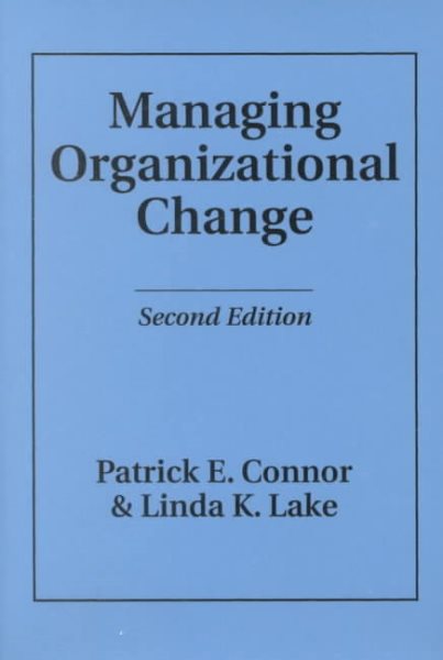 Managing Organizational Change cover