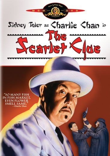 Charlie Chan in The Scarlet Clue cover
