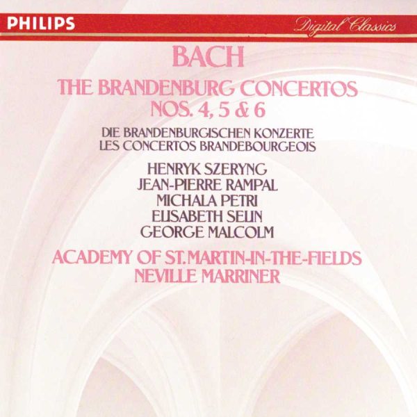 Bach, J.S.: Brandenburg Concertos Nos.4, 5 & 6 cover