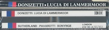 Donizetti: Lucia di Lammermoor cover