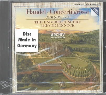 Handel: Concerti Grossi Op. 6, Nos. 9-12 cover