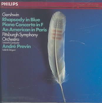 Gershwin: Rhapsody in Blue; Piano Concerto in F; An American in Paris cover