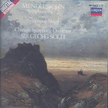 Mendelssohn: Symphonies Nos. 3 & 4 cover