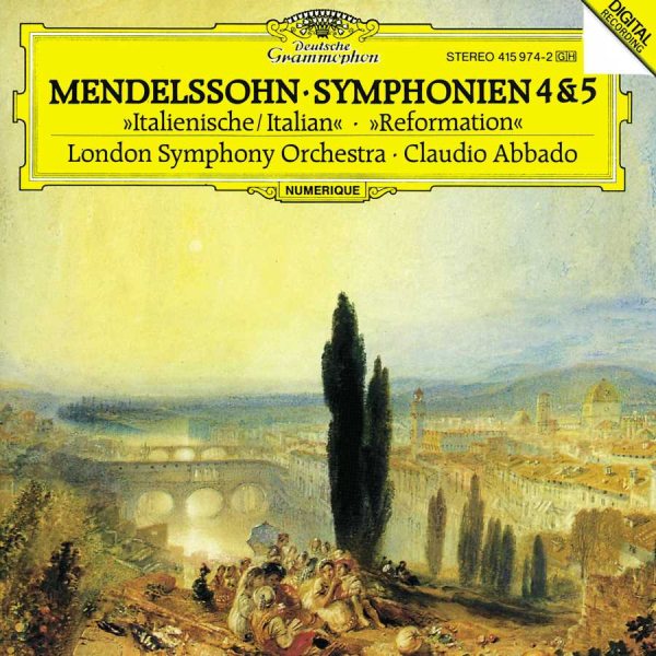 Mendelssohn: Symphonies 4 & 5 cover