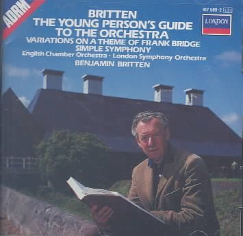 Britten: The Young Person's Guide to the Orchestra; Variations on a Theme of Frank Bridge; Simple Symphony cover