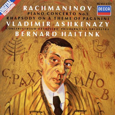 Rachmaninov: Piano Concerto No. 1 Rhapsody on a Theme of Paganini cover