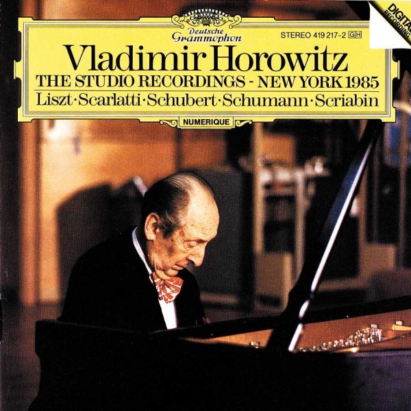Vladimir Horowitz: The Studio Recordings - New York 1985 cover