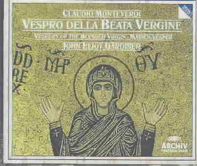 Monteverdi: Vespro Della Beata Vergine cover