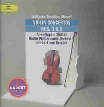 Mozart: Violin Concertos Nos. 3 & 5 cover