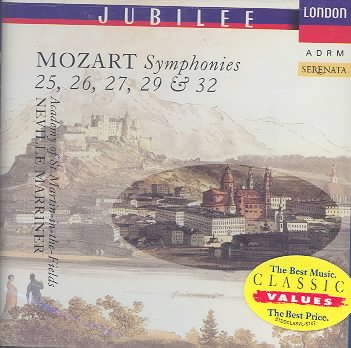 Mozart: Symphonies Nos. 25, 26, 27, 29 & 32 cover