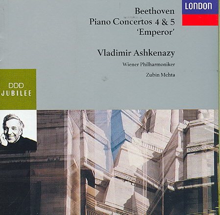 Beethoven: Piano Concerto No. 4 in G Major, Piano Concerto No. 5 in E Flat Major 'Emperor' cover
