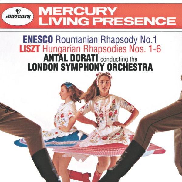 Liszt & Enesco Rhapsodies No. 1 cover