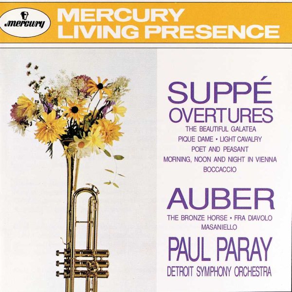 Suppe, Auber: Overtures cover