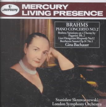 Brahms: Piano Concerto No. 2 / Liszt: Hungarian Rhapsody No. 12 / Beethoven: Piano Sonata No. 9 cover