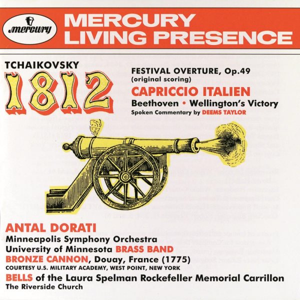 1812 Overture; Capriccio Italien (+ Beethoven: Wellington's Victory) cover