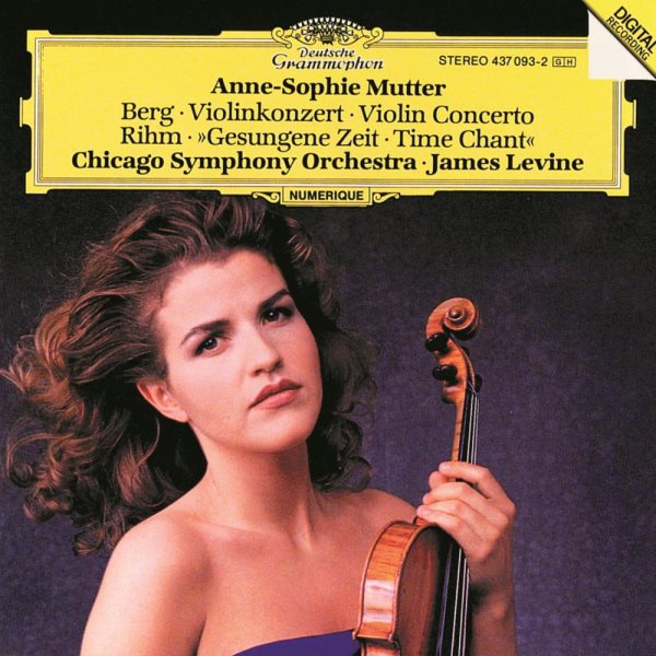 Berg: Violin Concerto / Rihm: Time Chant cover