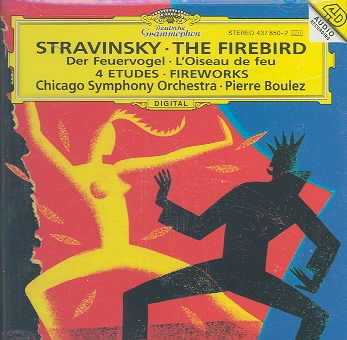 Stravinsky: L'Oiseau de Feu; Feu d'artifice; Quatre Etudes pour orchestre cover